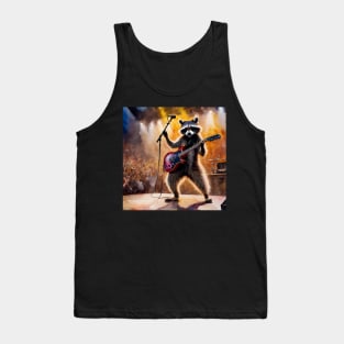 raccoon roll Tank Top